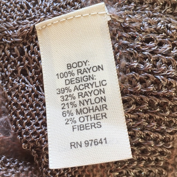 J. Jill superfine sweater knit metallic & mohair - Picture 8 of 8